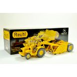 Reuhl 1/24 Construction Issue comprising Precision Detail John Deere 840 with elevating 400 Scraper.