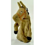 Beautiful old Horse Hand Puppet with great expression. Well loved! Note: We are always happy to