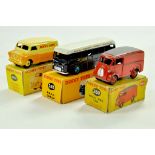 Trio of Dinky issues, two repaints in repro boxes plus Royal Mail Van. Note: We are always happy