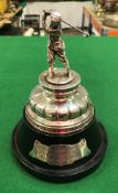 A George V silver golfing trophy by James Fenton, Birmingham 1926,