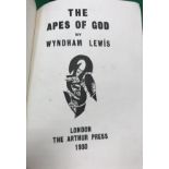 WYNDHAM LEWIS "The Apes of God" 1st Edition published The Arthur Press,