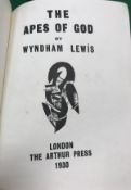 WYNDHAM LEWIS "The Apes of God" 1st Edition published The Arthur Press,