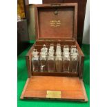 A Victorian mahogany apothecary's cabinet,