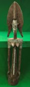 An African tribal fertility carving double sided, one male,