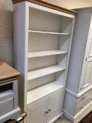 A Painted Furniture Company "Oxford" white painted bookcase