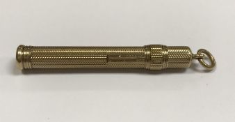 A Sampson Mordan & Co 9ct gold propelling pencil 9.