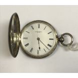 A 19th Century silver cased full hunter pocket watch, the movement by Payne & Co.