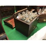 A 19th Century mahogany apothecary's chest,