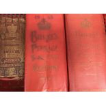 One volume "Debrett's Peerage, Baronetage and Knightage" 1884, one volume "Burke's Peerage,