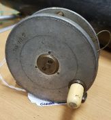 A Hardy "Field" 31/8" contracted trout fly reel,