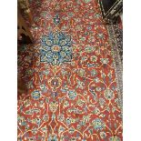 A Persian rug,