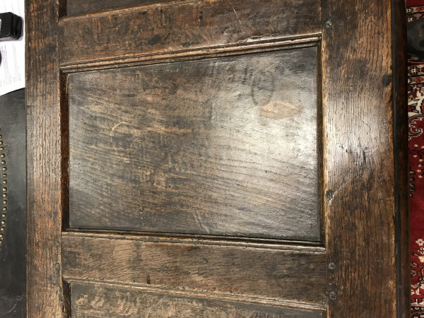 A circa 1700 oak coffer, - Image 2 of 22