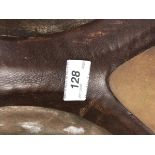 A John Goodwin International leather saddle