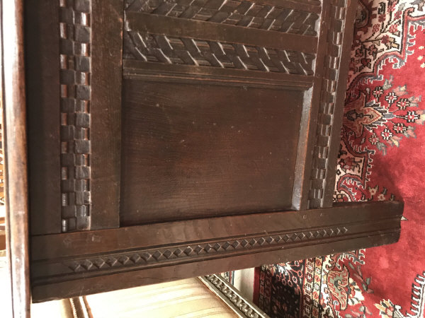 A circa 1700 oak coffer, - Image 4 of 22