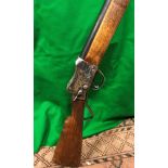 A Greeners "GP" 12 bore shotgun, single barrel Martini Henry action, 27.5" barrel (Serial No.