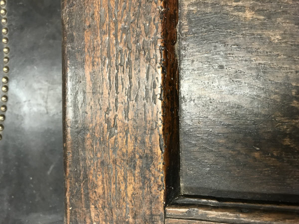 A circa 1700 oak coffer, - Image 17 of 22