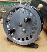 A 1930's Hardy Super Silex fly reel by Hardy Bros Limited of Alnwick