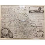 AFTER EMANUEL BOWEN "An Accurate Map of the West Riding of Yorkshire Divided into its Wapontakes",