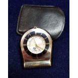 A mid 20th Century Jaeger Lecoultre travel clock,
