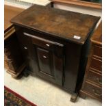 A 19th Century Dutch oak dwarf cupboard on sleigh supports CONDITION REPORTS Approx
