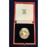 A Hong Kong $1000 lunar year coin, Year of the Rat 1984,