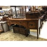 A Regency mahogany bow fronted sideboard,