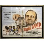 A collection of film posters to include "Rising Damp, the Movie",