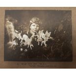 Cottingley Fairies interest: "A. Alice and the Fairies" copyright. Photograph taken July 1917.