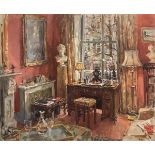SUSAN RYDER "The Office, Kensington Palace Gardens Terrace" oil on canvas,