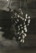 SARAH BECKETT "Black Grapes", charcoal,