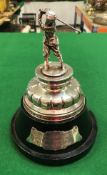 A George V silver golfing trophy by Jame