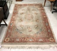 A Chinese superwash carpet, the central