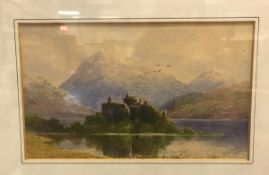 H. MOXON COOK "Kilchurn Castle Loch Awe,