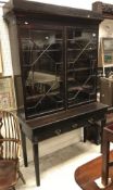 A 19th Century mahogany bookcase cabinet