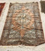 A modern Persian design rug, the central