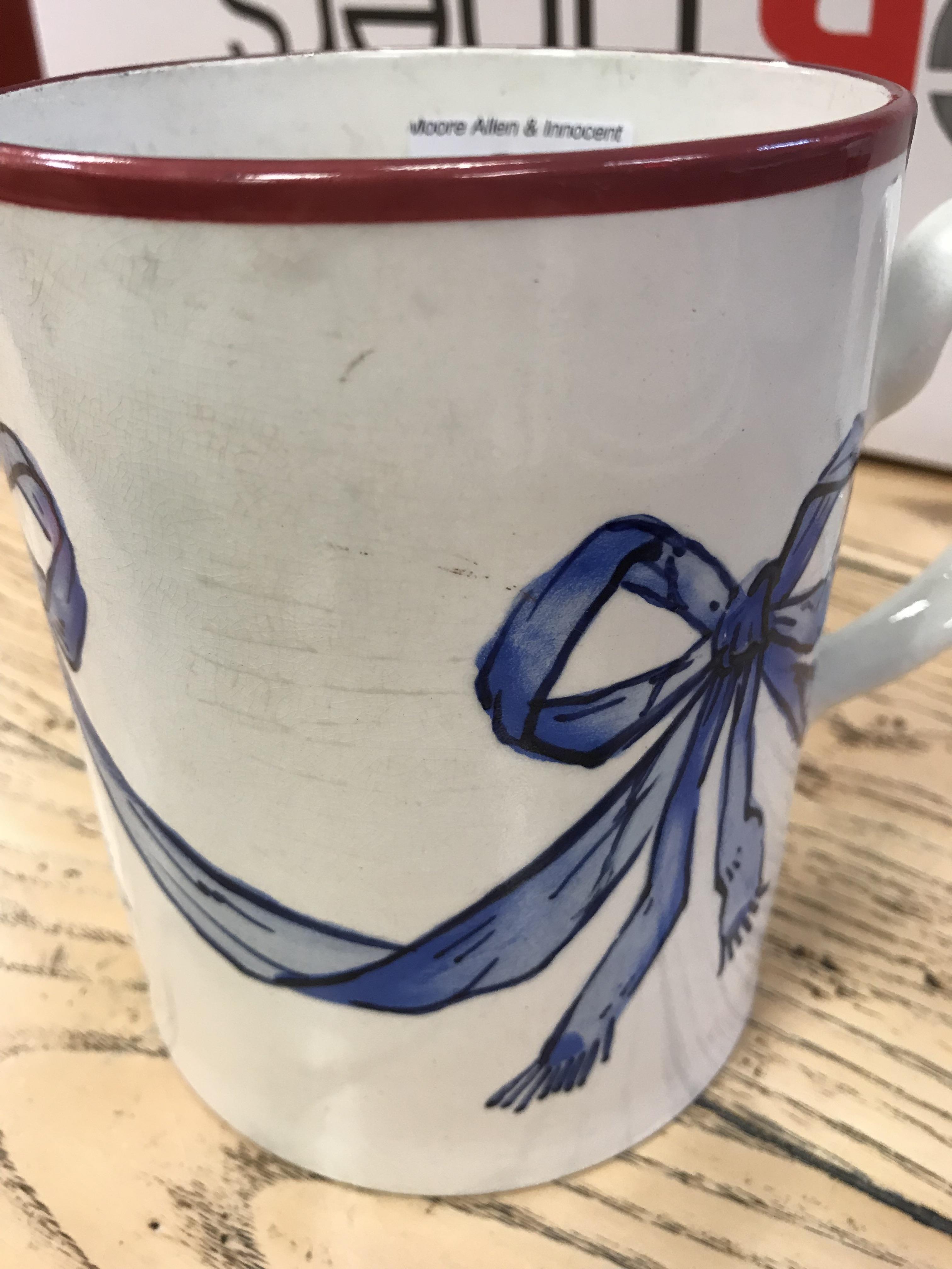 A Wemyss "Blue Bow" decorated quart mug for the Queen Victoria 1897 Jubilee, - Image 10 of 13