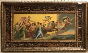 19TH CENTURY FLORENTINE SCHOOL "Helios" A Classical Scene depicting a figure in a Chariot in the
