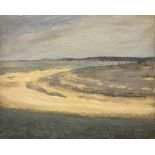 HENRY (AKA HARRY) CLARENCE WHAITE (1895-1978) "North of Southwold 1938-39" a beach scene,
