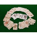 A pack of CL Würst of Frankfurt playing cards depicting various city scenes, island scenes,