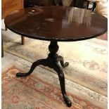 A 19th Century mahogany tea table,