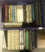 A collection of various Folio Society books, all in their cases,