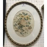19TH CENTURY ENGLISH SCHOOL "Bouquet of Flowers", watercolour, unsigned,