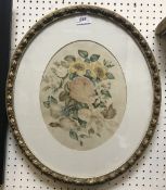 19TH CENTURY ENGLISH SCHOOL "Bouquet of Flowers", watercolour, unsigned,