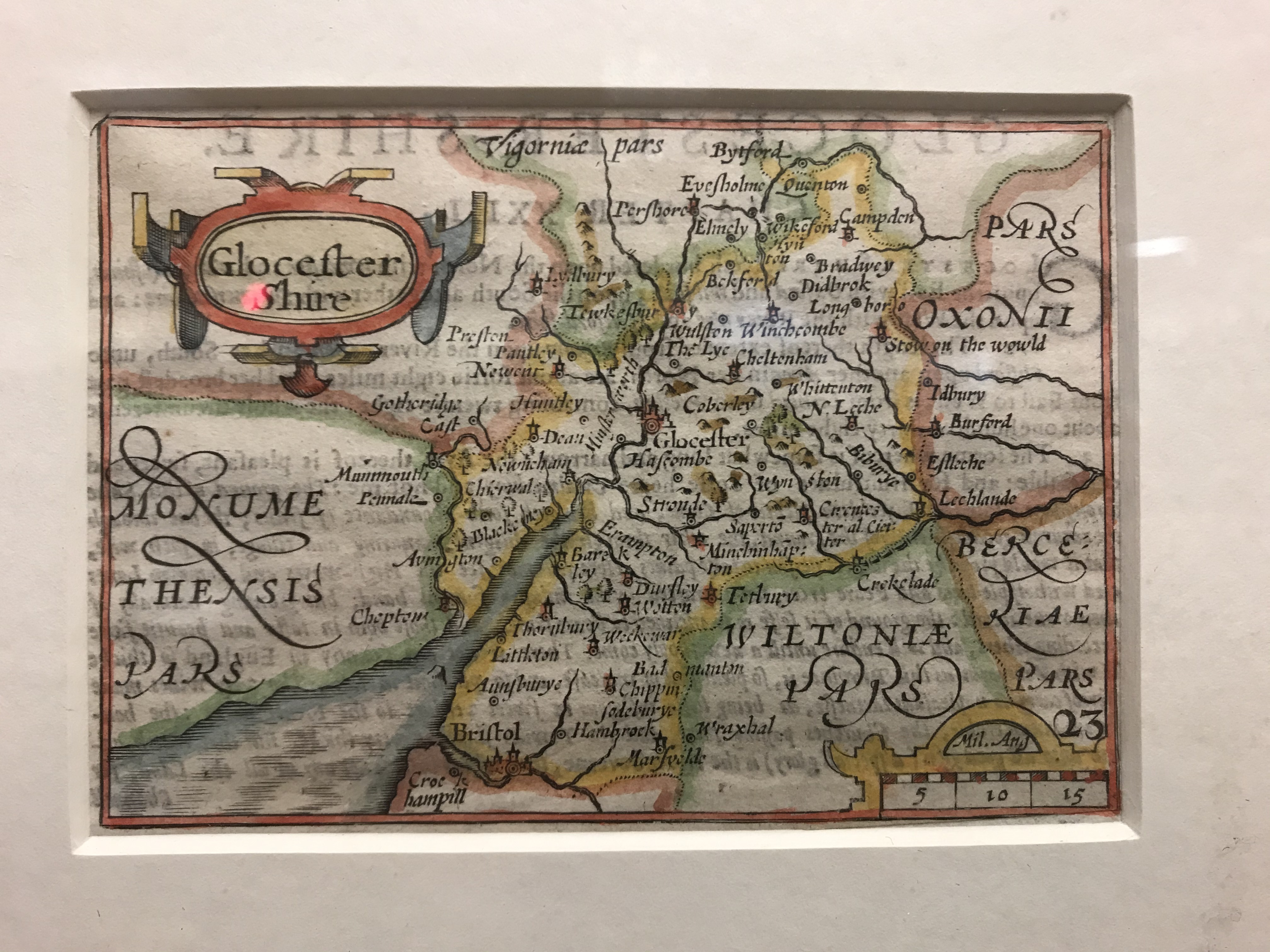 AFTER ROBERT MORDEN "Map of Gloucestershire" hand coloured engraving together with AFTER VAN DEN - Image 4 of 4