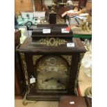 A 19th Century mahogany bracket clock for the Turkish market,