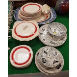A collection of Ridgeways "Homemaker" comprising two bowls, three dinner plates, two side plates,