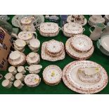 A large Wedgwood "Bianca" Willliamsburg Commemorative ware dinner and coffee service comprising two
