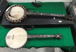 A "The Windsor Popular" Model I four string banjo,