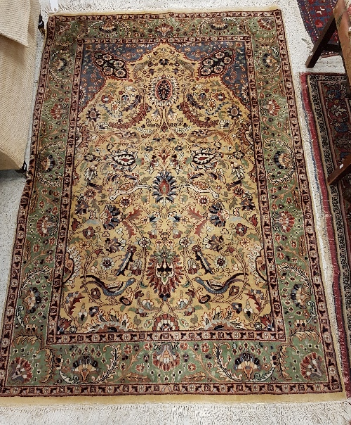 A Persian rug,