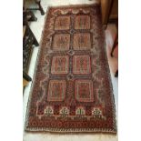 A Belouch tribal rug,